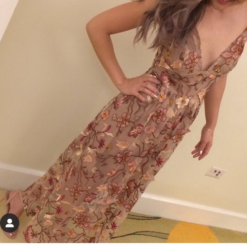 For Love and Lemons Butterfly/Bug Sequins Dress